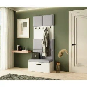 GARDEROBE Margaret I 81/203/43 met gestoffeerde panelen GARDEROBE Margaret I 81/203/43 met gestoffeerde panelen