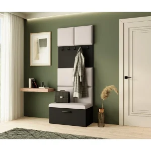 GARDEROBE Margaret I 81/203/43 met gestoffeerde panelen GARDEROBE Margaret I 81/203/43 met gestoffeerde panelen