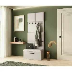 GARDEROBE Margaret I 81/203/43 met gestoffeerde panelen GARDEROBE Margaret I 81/203/43 met gestoffeerde panelen