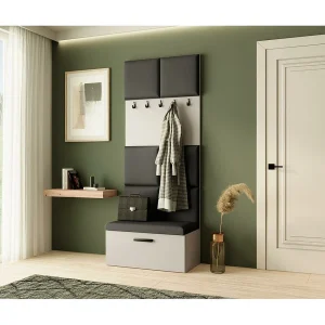 GARDEROBE Margaret I 81/203/43 met gestoffeerde panelen GARDEROBE Margaret I 81/203/43 met gestoffeerde panelen