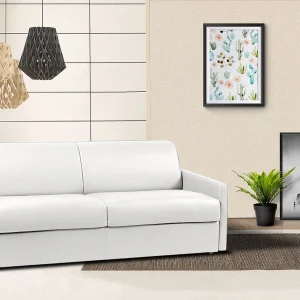 Express vierzits slaapbank van kunstleer – Wit – CALIFE – Koop nu goedkoop online Express vierzits slaapbank van kunstleer – Wit – CALIFE – Koop nu goedkoop online