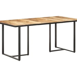 Eettafel 180 cm ruw mangohout Eettafel 180 cm ruw mangohout