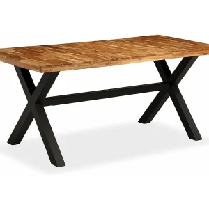 Eettafel 180x90x76 cm massief acacia- en mangohout Eettafel 180x90x76 cm massief acacia- en mangohout