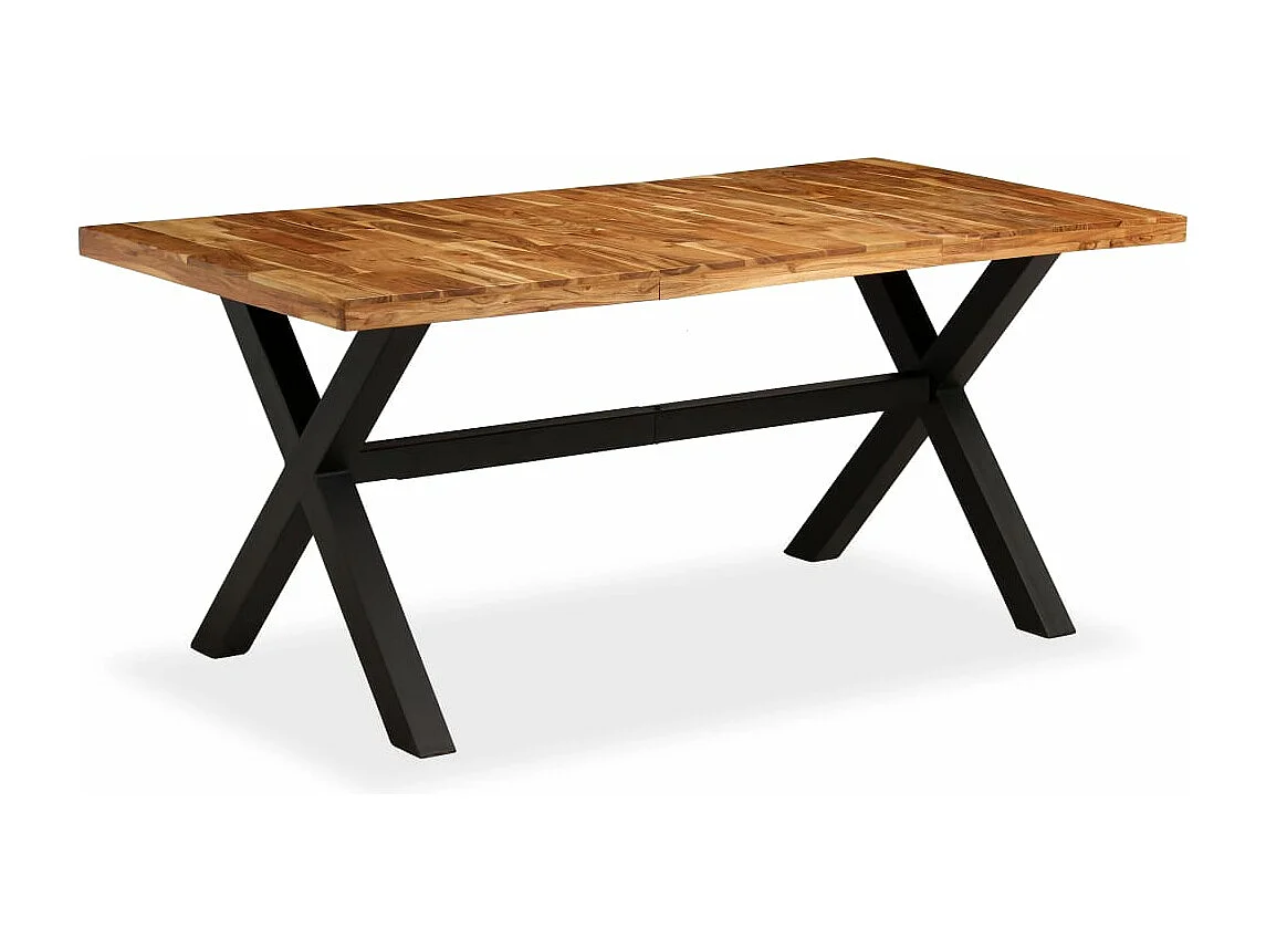 Eettafel 180x90x76 cm massief acacia- en mangohout