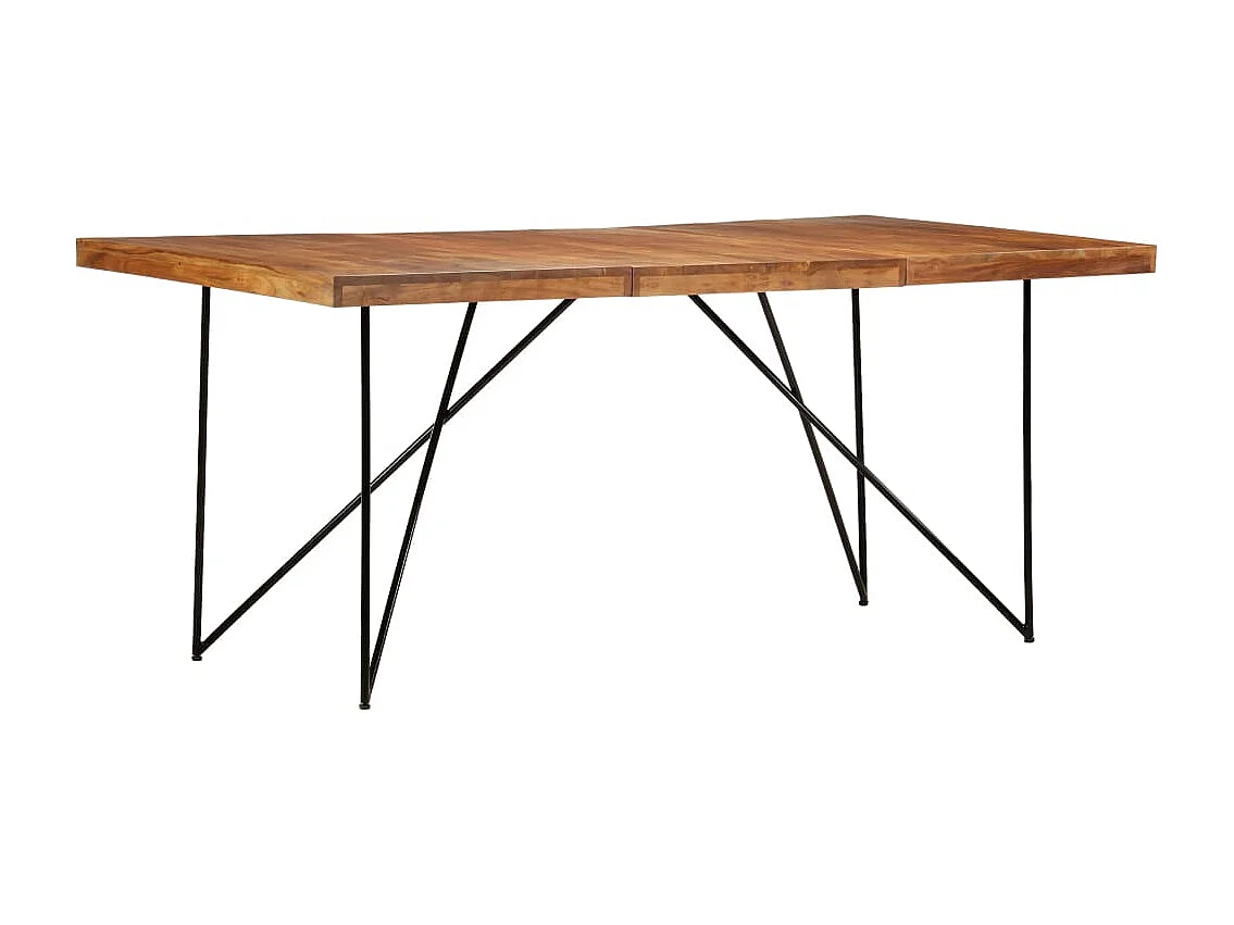 Eettafel 180x90x76 cm massief acaciahout