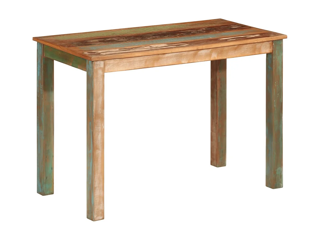 Eettafel 110x55x76 cm gerecycled massief mangohout
