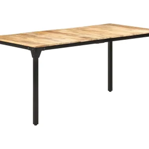 Eettafel 160x80x76 cm ruw mangohout Eettafel 160x80x76 cm ruw mangohout