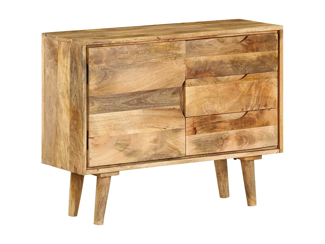 Dressoir 90x30x69 cm massief mangohout