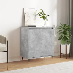 Dressoir 60x35x70 cm bewerkt hout betongrijs Dressoir 60x35x70 cm bewerkt hout betongrijs