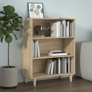 Dressoir 69,5×32,5×90 cm bewerkt hout sonoma eikenkleurig Dressoir 69,5×32,5×90 cm bewerkt hout sonoma eikenkleurig