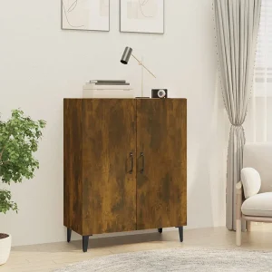 Dressoir 70x34x90 cm bewerkt hout gerookt eikenkleurig Dressoir 70x34x90 cm bewerkt hout gerookt eikenkleurig