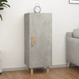 Dressoir 34,5x34x90 cm bewerkt hout betongrijs Dressoir 34,5x34x90 cm bewerkt hout betongrijs