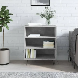 Dressoir 57x35x70 cm bewerkt hout betongrijs Dressoir 57x35x70 cm bewerkt hout betongrijs