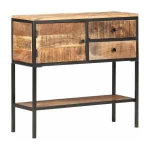 Dressoir 85x30x80 cm ruw mangohout Dressoir 85x30x80 cm ruw mangohout