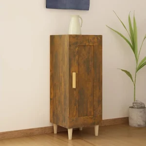 Dressoir 34,5x34x90 cm bewerkt hout gerookt eiken Dressoir 34,5x34x90 cm bewerkt hout gerookt eiken