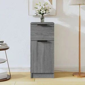 Dressoir 30x30x70 cm bewerkt hout grijs sonoma eikenkleurig Dressoir 30x30x70 cm bewerkt hout grijs sonoma eikenkleurig