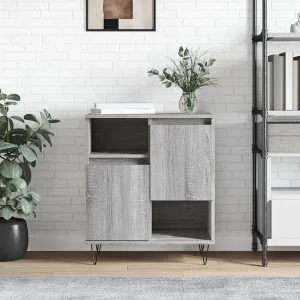 Dressoir 60x35x70 cm bewerkt hout grijs sonoma eikenkleurig Dressoir 60x35x70 cm bewerkt hout grijs sonoma eikenkleurig