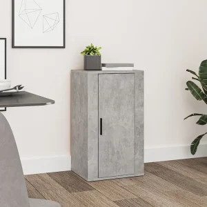 Dressoir 40x33x70 cm bewerkt hout betongrijs Dressoir 40x33x70 cm bewerkt hout betongrijs