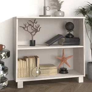 Dressoir HAMAR 85x35x80 cm massief grenenhout wit Dressoir HAMAR 85x35x80 cm massief grenenhout wit