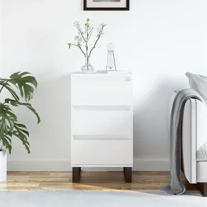 Dressoir 40x35x70 cm bewerkt hout wit Dressoir 40x35x70 cm bewerkt hout wit