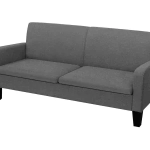 Driezitsbank 180x65x76 cm donkergrijs Driezitsbank 180x65x76 cm donkergrijs