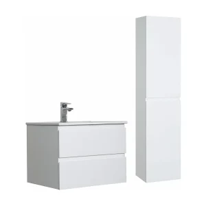 Dubbele wastafelmeubel + wastafel + SORRENTO kolom Dubbele wastafelmeubel + wastafel + SORRENTO kolom