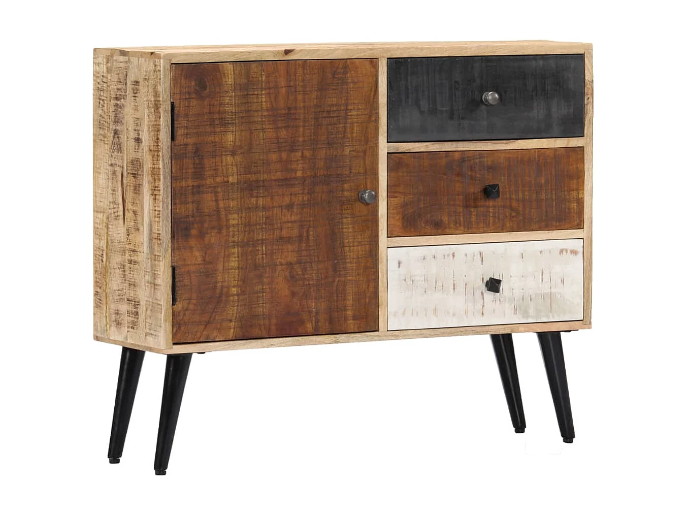 Dressoir 88x30x73 cm massief mangohout