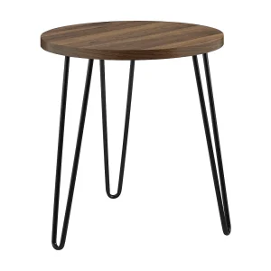 Endtable in gelamineerd spaanplaat walnoot Endtable in gelamineerd spaanplaat walnoot