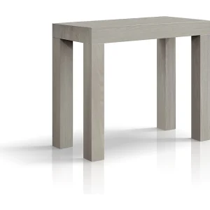 Elm pareleffect uitschuifbare consoletafel 90×45 cm – 90×300 – VIAREGGIO Elm pareleffect uitschuifbare consoletafel 90×45 cm – 90×300 – VIAREGGIO