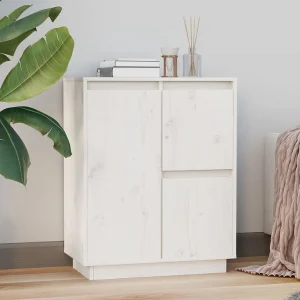 Dressoir 60x34x75 cm massief grenenhout wit Dressoir 60x34x75 cm massief grenenhout wit