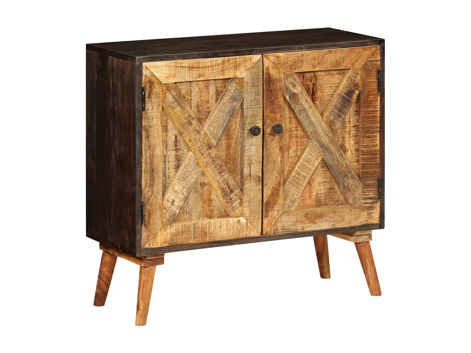 Dressoir 85x30x75 cm massief mangohout