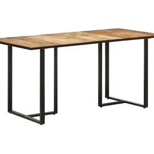 Eettafel 160 cm ruw mangohout Eettafel 160 cm ruw mangohout