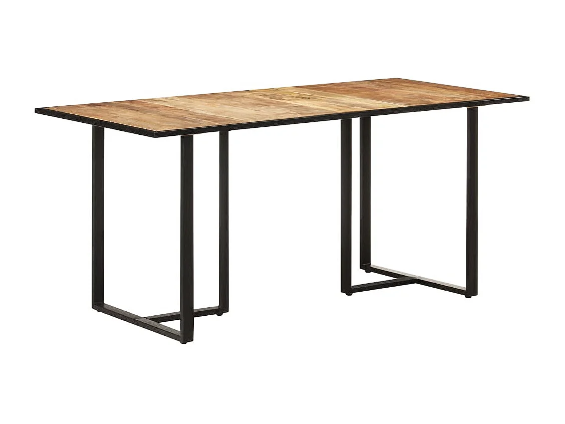 Eettafel 160 cm ruw mangohout