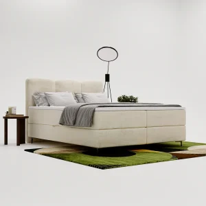 Emporius Malaga Box gestoffeerd bed 160×200 met matras H3 – boxspringbed, bed met opbergruimte en topper – fluweel beige (Magic Velvet 2201) Emporius Malaga Box gestoffeerd bed 160×200 met matras H3 – boxspringbed, bed met opbergruimte en topper – fluweel beige (Magic Velvet 2201)