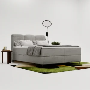 Emporius Malaga Box gestoffeerd bed 140×200 met matras H3 – boxspringbed, bed met opbergruimte en topper – fluweel grijs (Magic Velvet 2217) Emporius Malaga Box gestoffeerd bed 140×200 met matras H3 – boxspringbed, bed met opbergruimte en topper – fluweel grijs (Magic Velvet 2217)