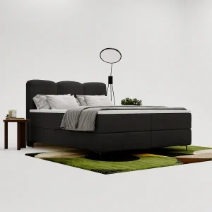 Emporius Malaga Box gestoffeerd bed 140×200 met matras H3 – boxspringbed, bed met opbergruimte en topper – fluweel zwart (Magic Velvet 2219) Emporius Malaga Box gestoffeerd bed 140×200 met matras H3 – boxspringbed, bed met opbergruimte en topper – fluweel zwart (Magic Velvet 2219)