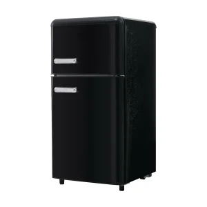 Dubbele deur koelkast met verstelbare en casters – 72L – 120KWH/jaar – Laag geluidsniveau van 39 dB – 45x46x91cm