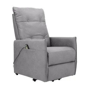 Elektric Relaxfauteuil + Liftup Lichtgrijs Elektric Relaxfauteuil + Liftup Lichtgrijs
