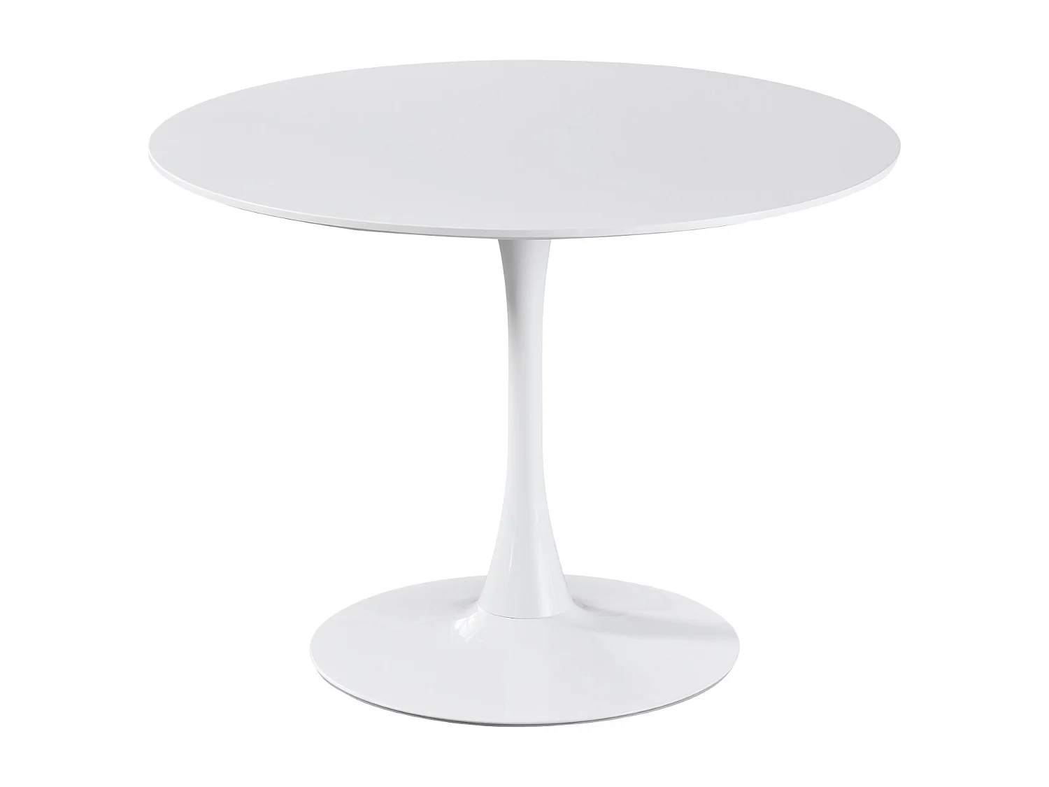 Eettafel - MDF - wit - RONDA