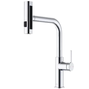 Esserain wastafelmengkraan met uittrekbare handdouche chroom – Essebagno Esserain wastafelmengkraan met uittrekbare handdouche chroom – Essebagno