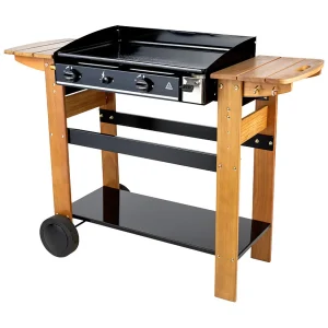 Gas bakplaat ASCAIN 2 pits 6kW – Hout