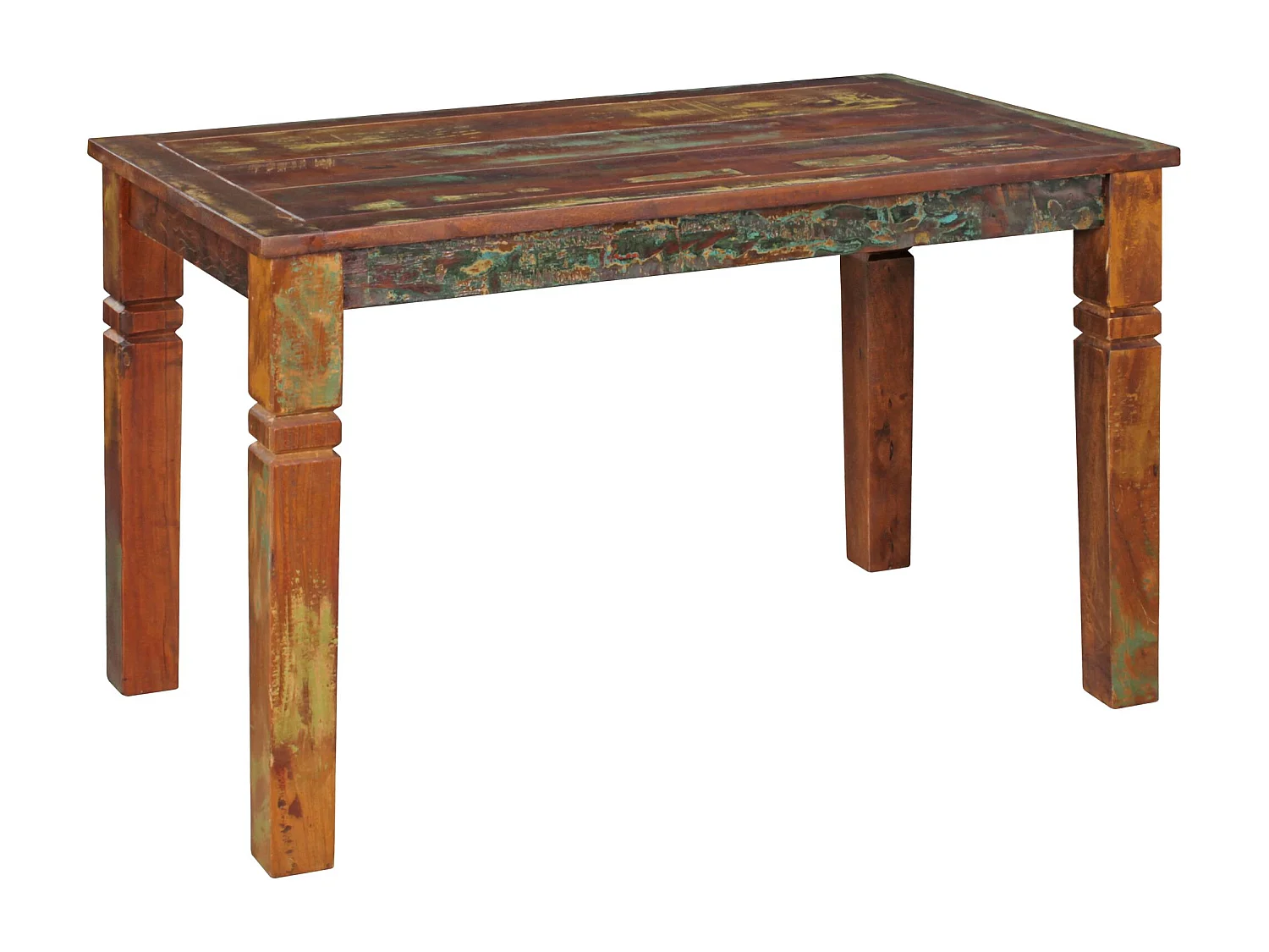eettafel DELHI 120 x 70 x 76 cm Mango shabby chic