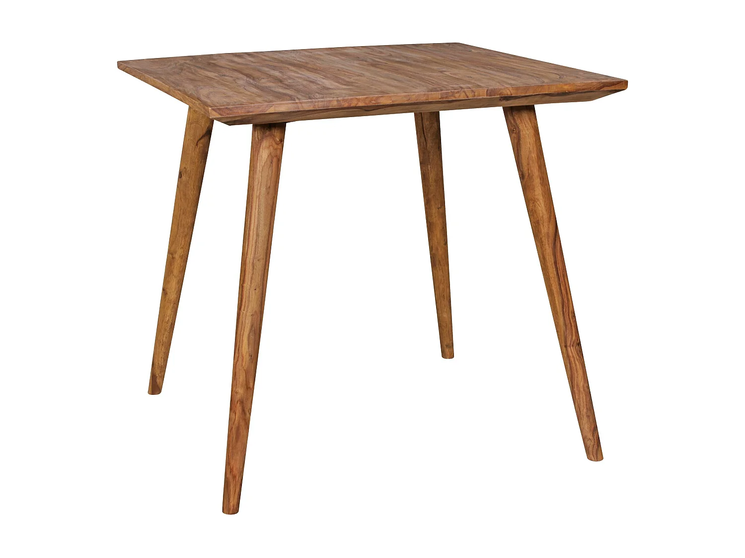 eetkamertafel REPA 80 x 80 x 76 cm Sheesham rustiek