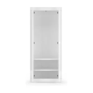 Kast voor huisentree, collectie ISORA, in glanzend wit lak Kast voor huisentree, collectie ISORA, in glanzend wit lak