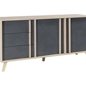 Buffet middelgroot model MALMO grijs. Scandinavisch designmeubel. Ultra trendy effect voor uw woonkamer. Buffet middelgroot model MALMO grijs. Scandinavisch designmeubel. Ultra trendy effect voor uw woonkamer.