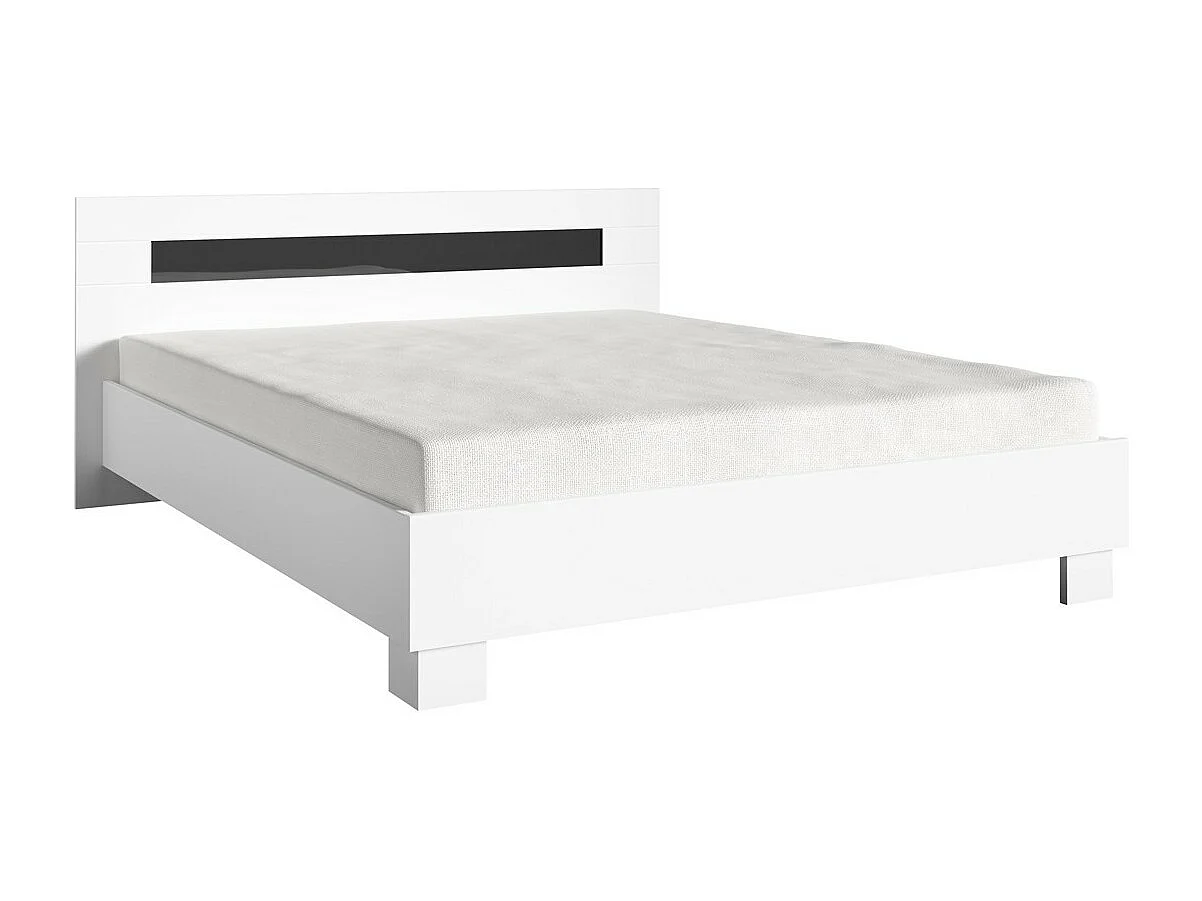 Bed DUBLIN Wit - 160 x 200 cm