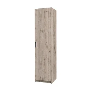 Kast 1 deur FLEX – Wellington Eiken – Compact design opbergkast met kledingroede Kast 1 deur FLEX – Wellington Eiken – Compact design opbergkast met kledingroede