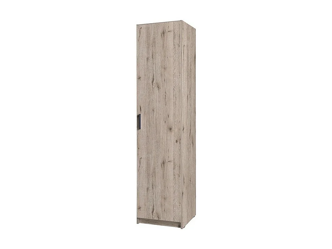 Kast 1 deur FLEX - Wellington Eiken - Compact design opbergkast met kledingroede