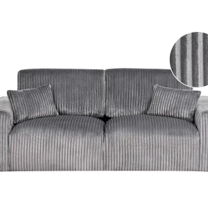 Driezitsbank corduroy grijs SANDORA Driezitsbank corduroy grijs SANDORA
