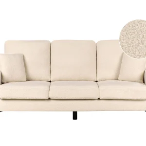 Driezitsbank bouclé beige GAVLE Driezitsbank bouclé beige GAVLE